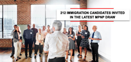 212 Immigration candidates invited in the latest MPNP draw